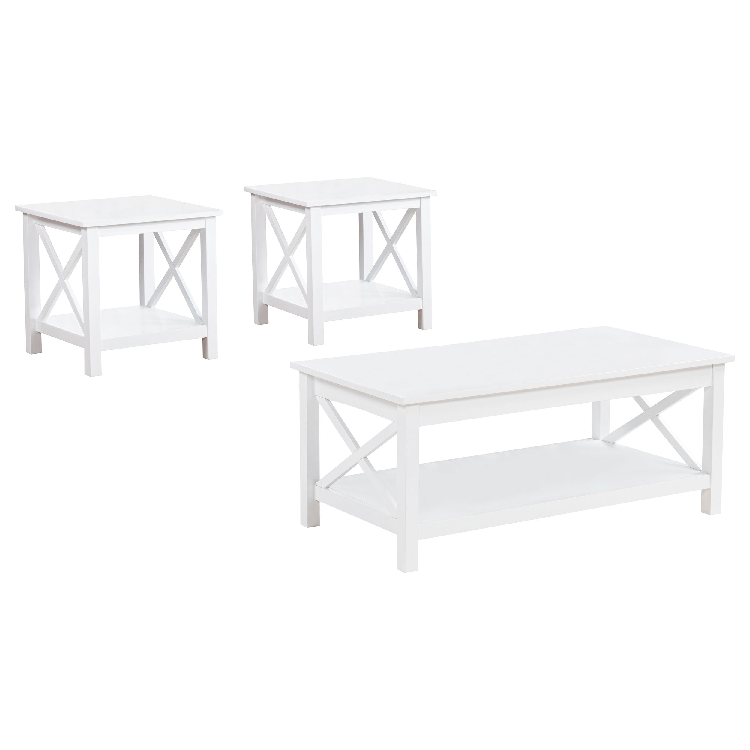 Skyview 44-inch Rectangular Lift Top Coffee Table White