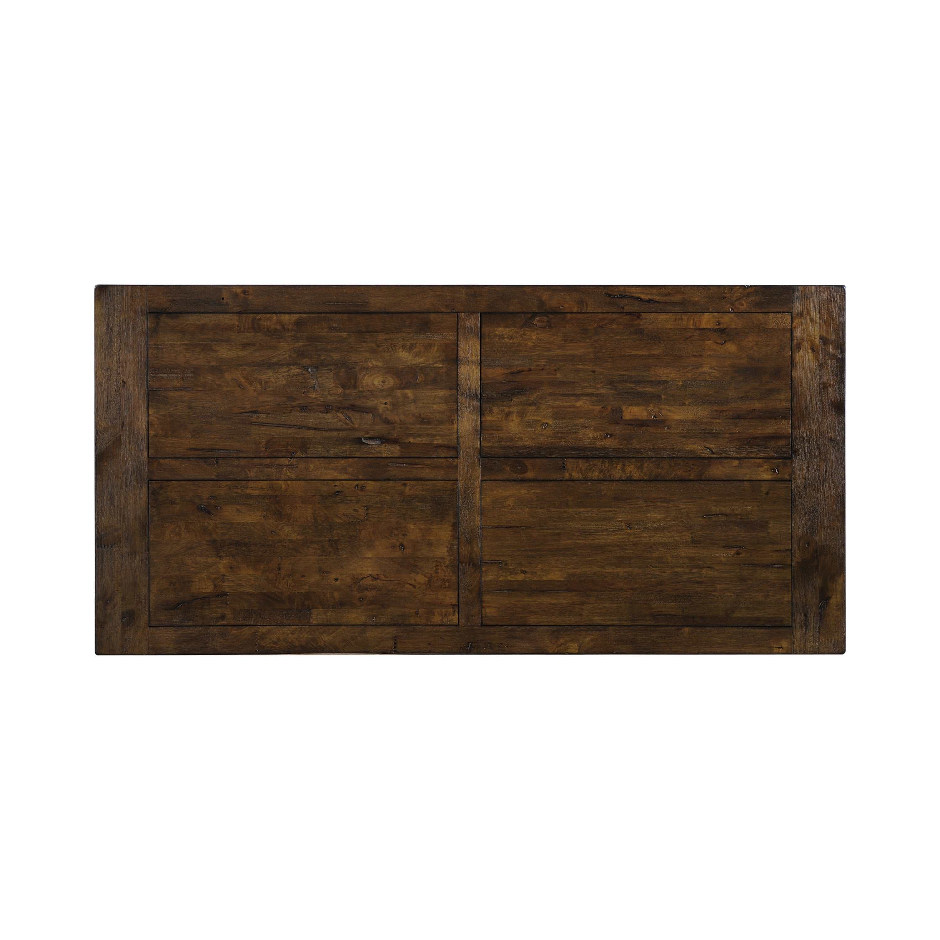 Coleman Rectangular 79-inch Dining Table Rustic Golden Brown