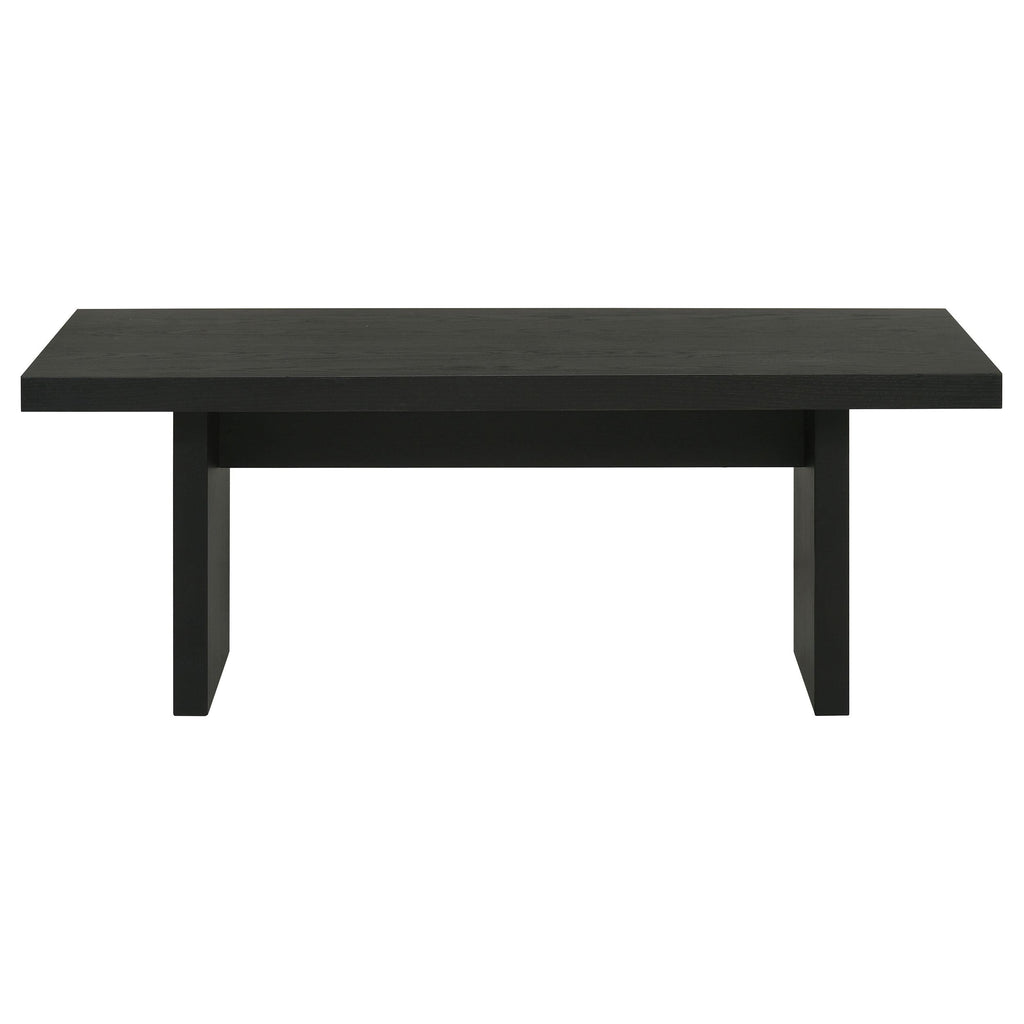 Decker 47-Inch Rectangular Cocktail Coffee Table Natural Oak