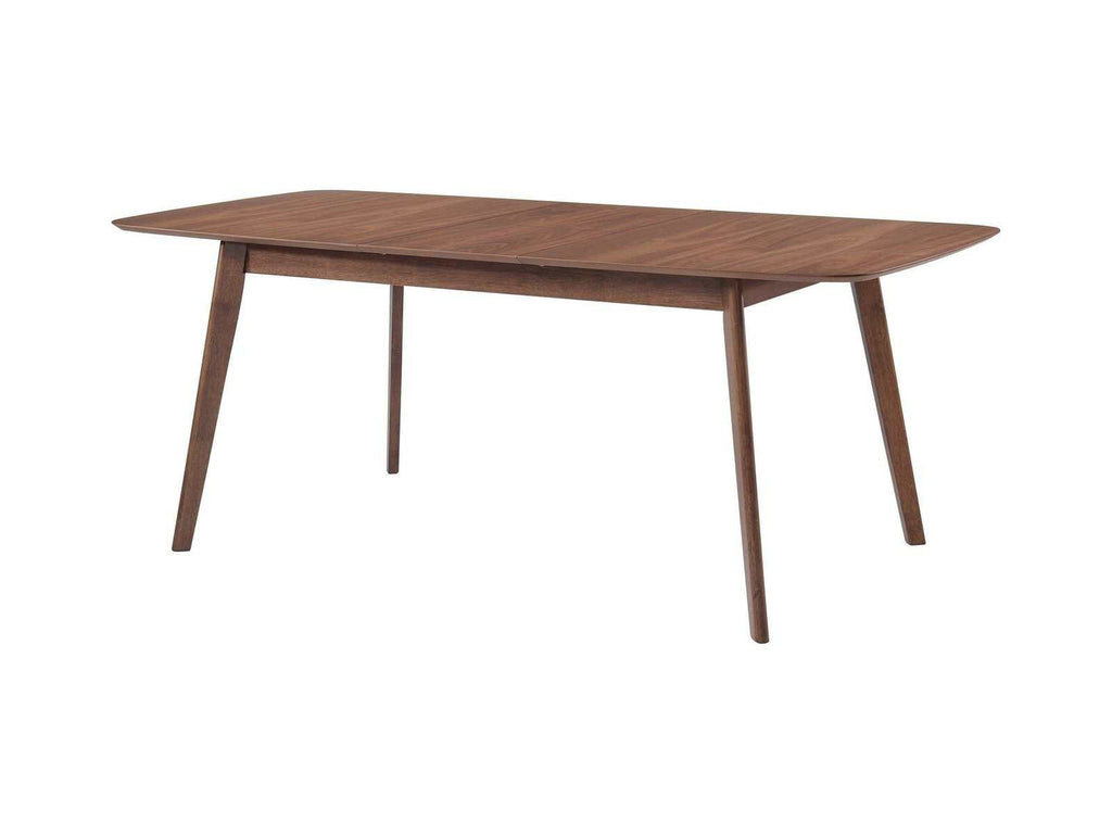 Redbridge 75-inch Extension Leaf Dining Table Natural Walnut