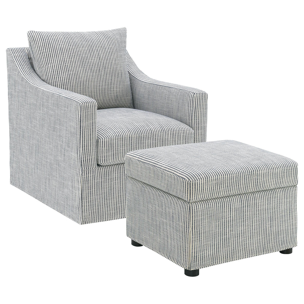 Winter Upholstered Hydraulic Lift Top Storage Ottoman Beige