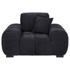 Octavia Upholstered Track Arm Accent Chair Amber