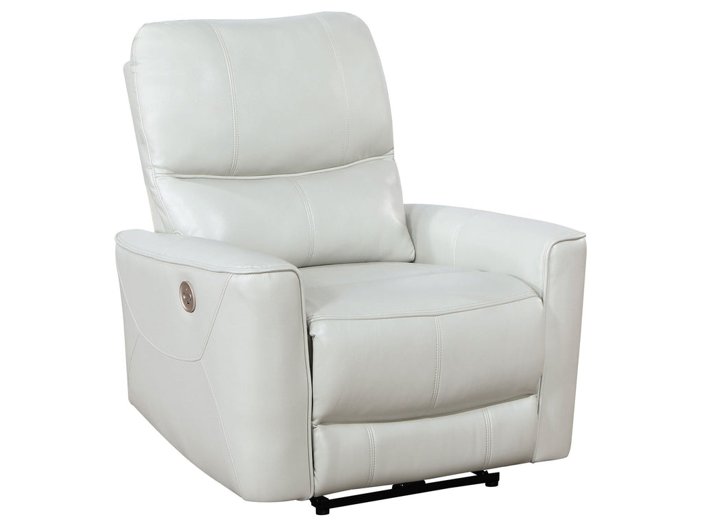 Greenfield Upholstered Power Recliner Chair Dove Grey