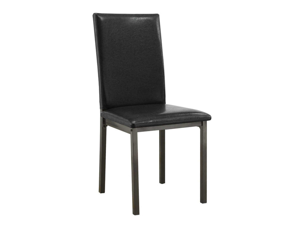 Garza Upholstered Dining Side Chair Black (Set of 4)