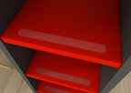 ESF Furniture - Gamer Bed 120x200 in Red & Black - GAMERBEDRED120x200