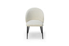 ESF Furniture - 109 - 7 Piece Dining Table Set in White Ceramic - 109TABLEWHITE-7SET