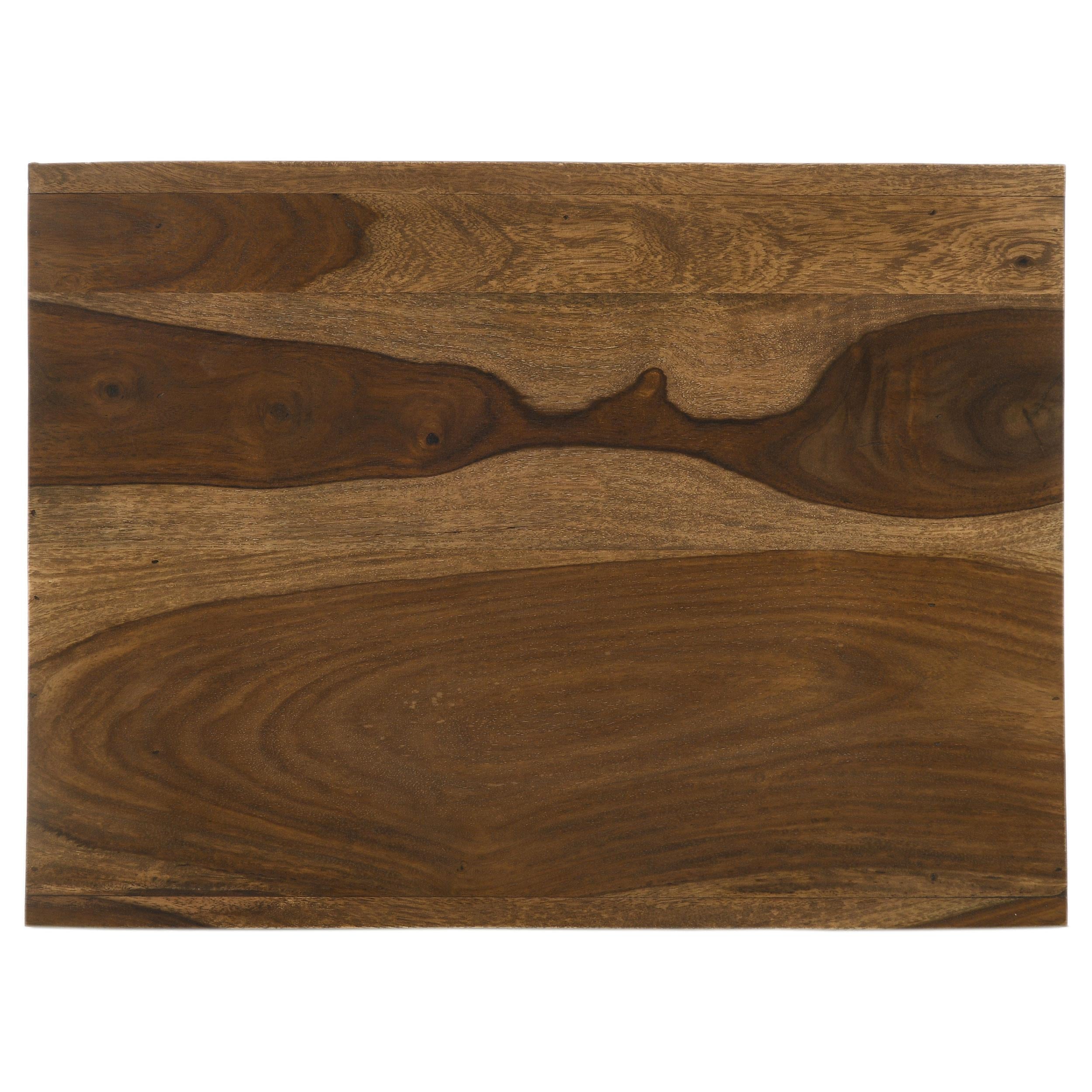 Odilia Square Solid Wood Coffee Table Auburn