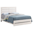 Brantford Wood Queen Panel Bed Coastal White