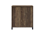 Arlington Sliding Door Home Bar Wine Cabinet Rustic Oak