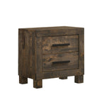 Woodmont 4-piece Queen Bedroom Set Rustic Golden Brown