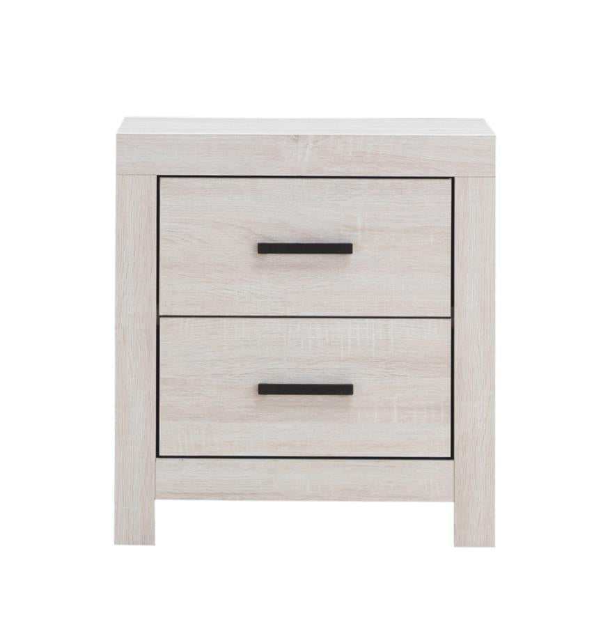 Brantford 2-drawer Nightstand Coastal White