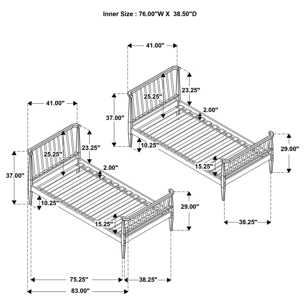 Abram Windsor Over Bunk Bed Ladder