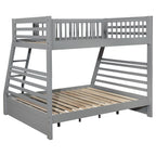 Ashton 2-drawer Wood Twin Over Full Bunk Bed White