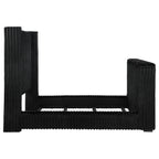 Centergrove Upholstered Eastern King Wingback TV Bed Black