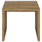 Canoga Engineered Wood Accent Side End Table Light Oak