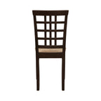 Kelso Lattice Back Dining Side Chair Cappuccino (Set of 2)
