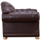 ESF Furniture - Apolo 3 Piece Living Room Set in Brown - APOLO3BROWN