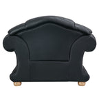 ESF Furniture - Apolo 3 Piece Living Room Set in Black - APOLO3BLACK-3SET