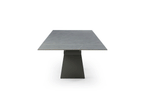 ESF Furniture - 9087 Dining Table 7 Piece Dining Room Set in Dark Gray - 9087TABLEDARKGREY-7SET