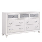 Barzini 5-piece California King Bedroom Set White