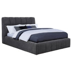 Nollet 48-inch Upholstered Eastern King Platform Bed Cream