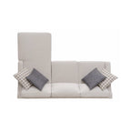 Mcloughlin Upholstered Sloped Arm Sectional Sofa Platinum