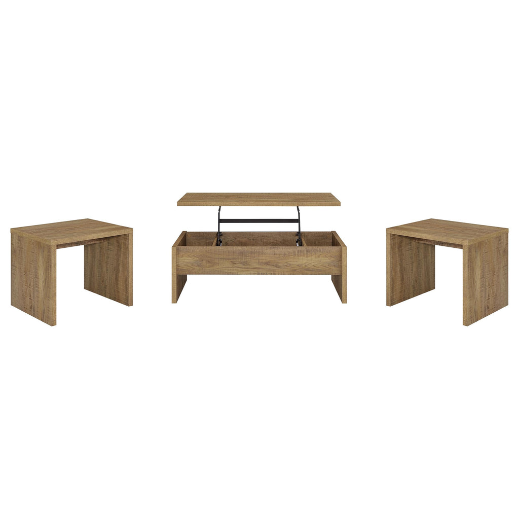 Canoga Engineered Wood Lift Top Coffee Table Light Oak