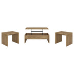 Canoga Engineered Wood Lift Top Coffee Table Light Oak