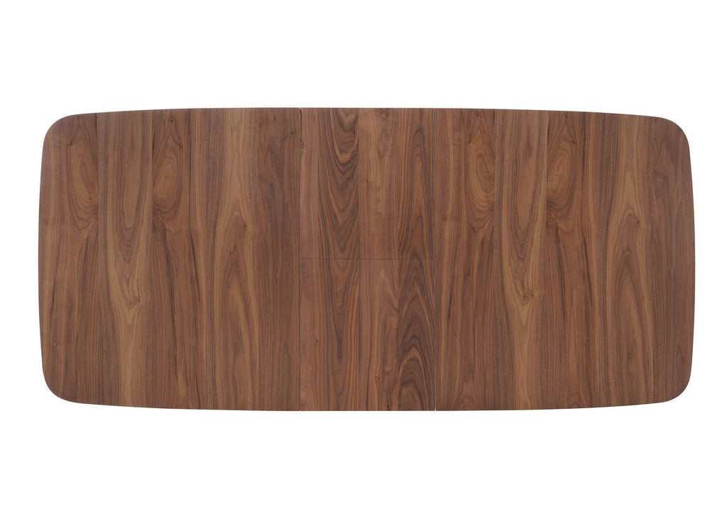 Redbridge 75-inch Extension Leaf Dining Table Natural Walnut