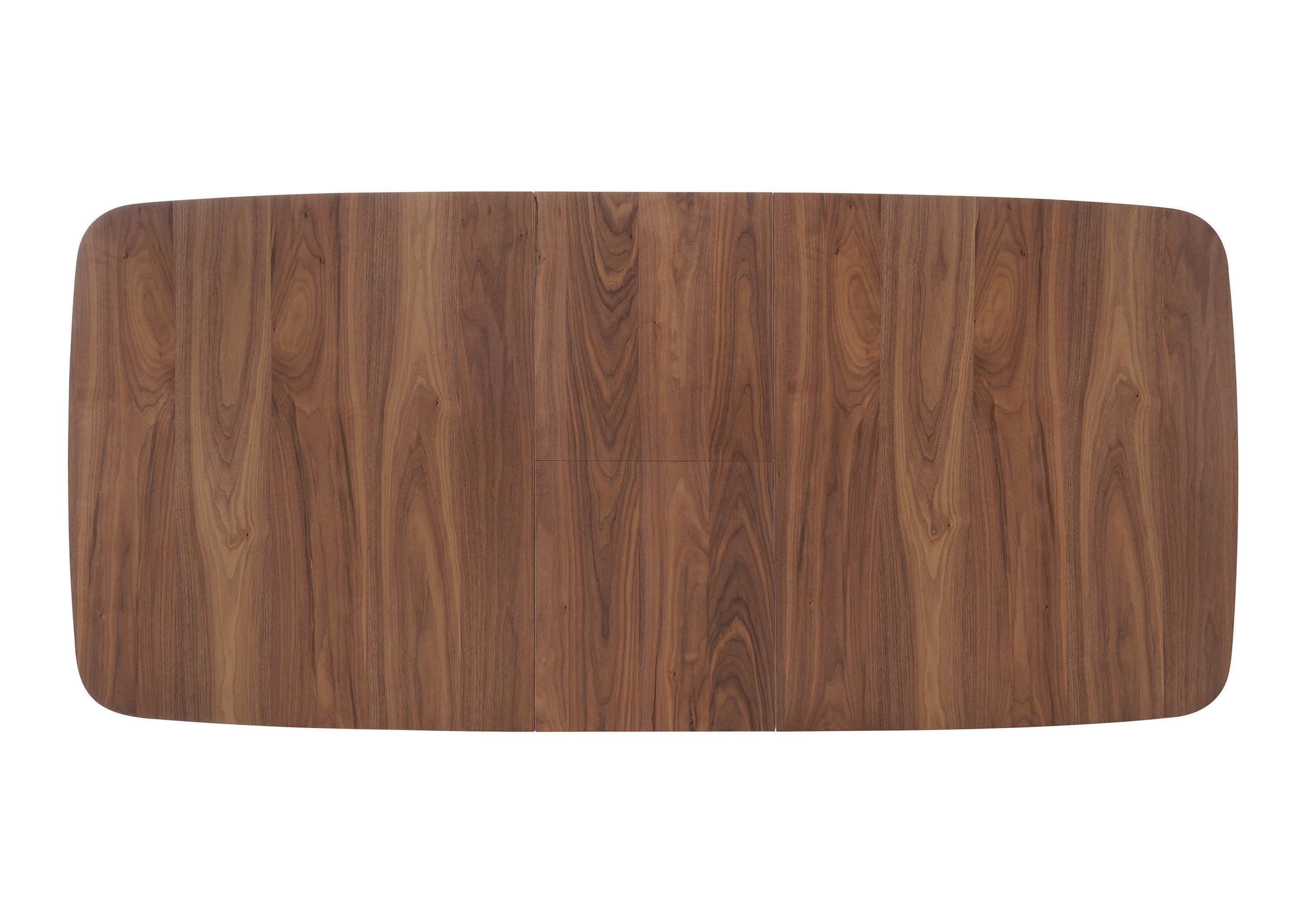 Redbridge 75-inch Extension Leaf Dining Table Natural Walnut