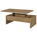 Canoga Engineered Wood Lift Top Coffee Table Light Oak