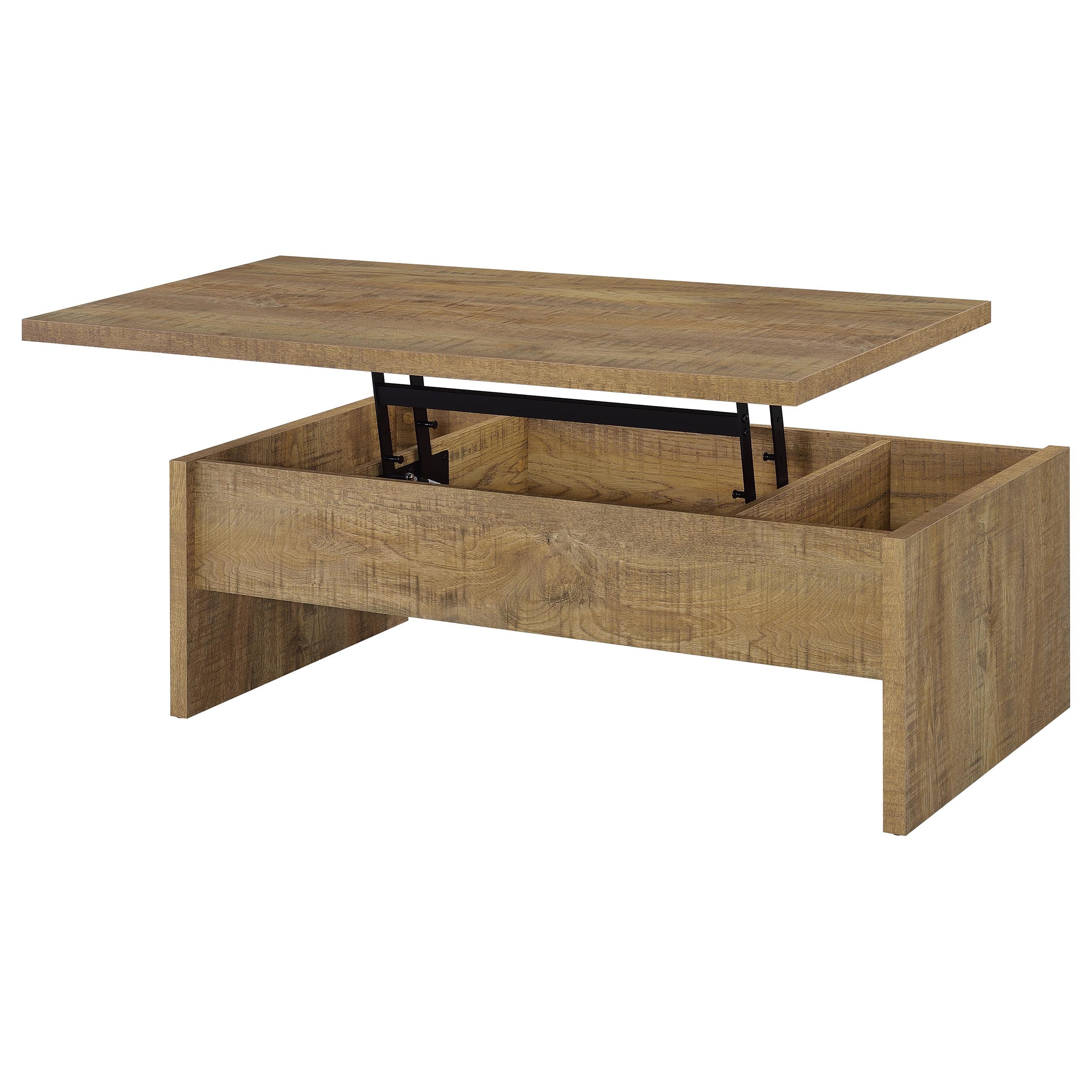 Canoga Engineered Wood Lift Top Coffee Table Light Oak