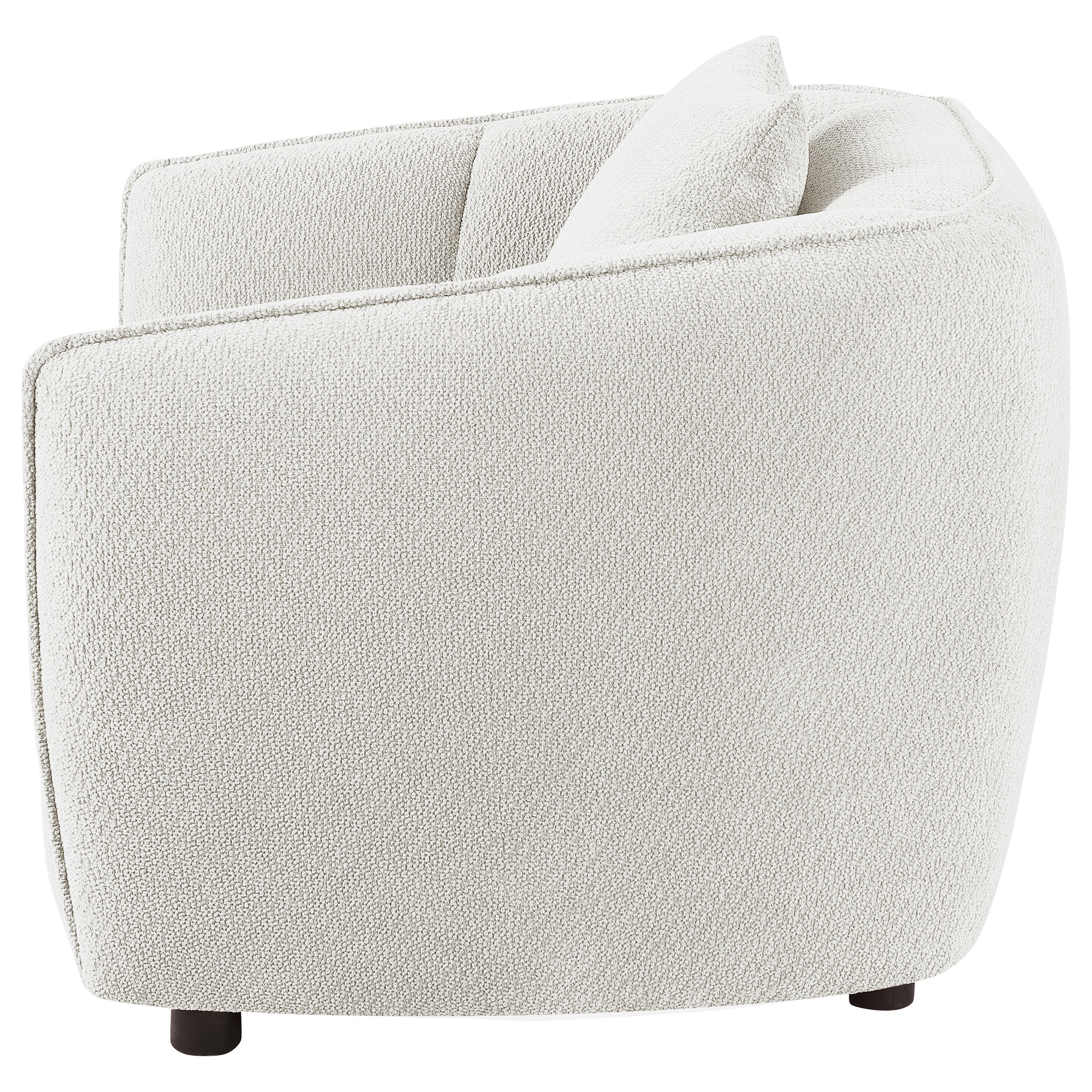 Aleisha Ivory Chenille Upholstered Accent Chair