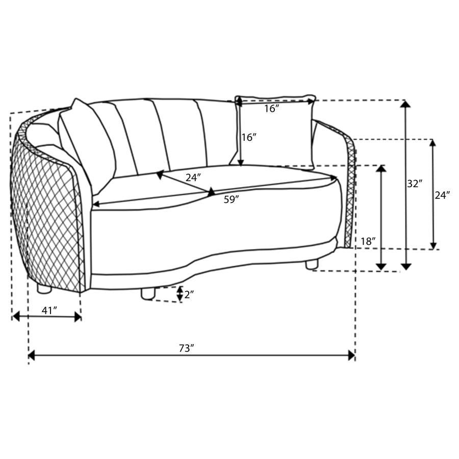 Norden Co. Porter VI Loveseat