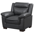 Arabella Grey Faux Leather Chair