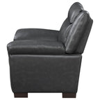 Arabella Grey Faux Leather Chair
