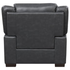Arabella Grey Faux Leather Chair