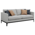 Apperson Upholstered Track Arm Sofa Light Grey - 508681