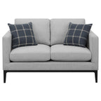 Apperson Light Grey Stationary Loveseat
