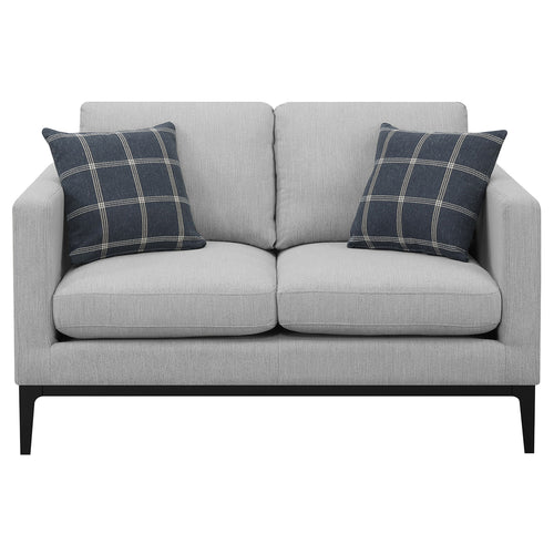 Apperson Light Grey Stationary Loveseat
