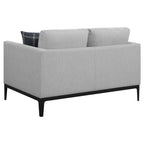 Apperson Light Grey Stationary Loveseat