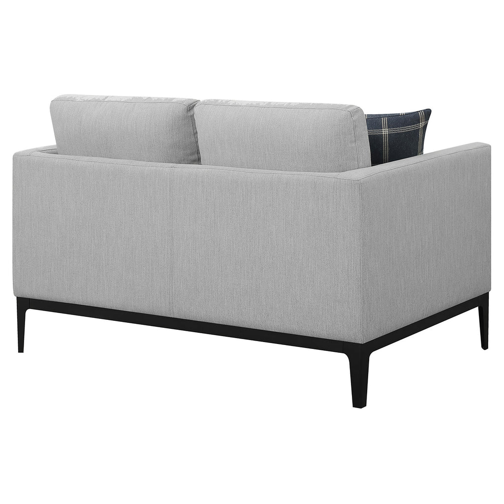 Apperson Light Grey Stationary Loveseat