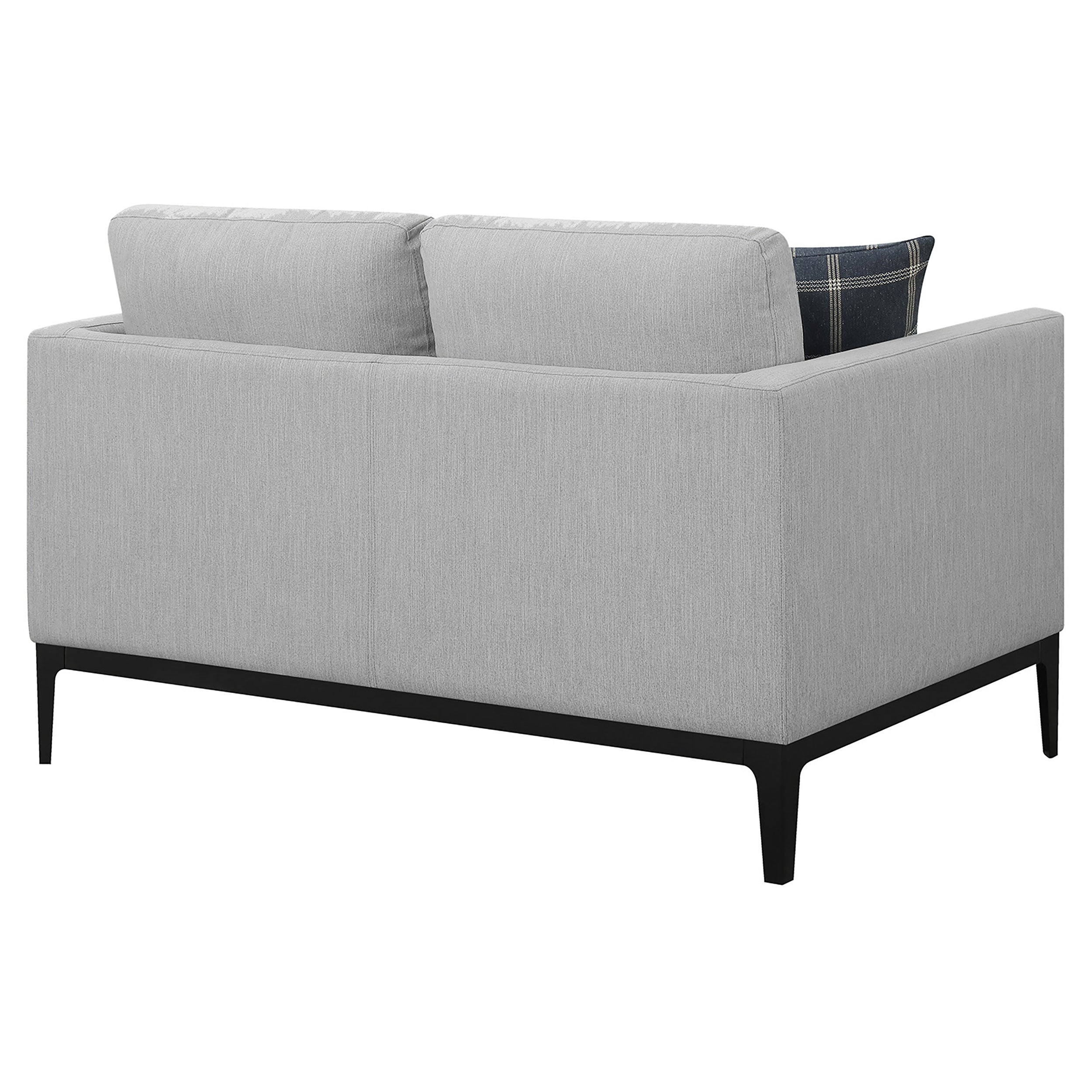 Apperson Light Grey Stationary Loveseat