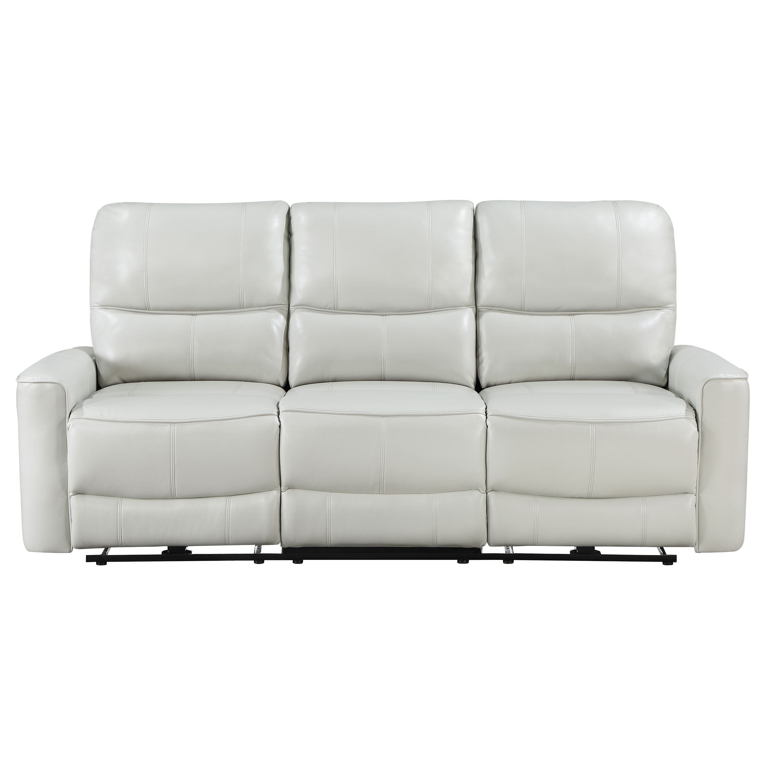 Greenfield 2-piece Power Reclining Sofa Set Dove Grey