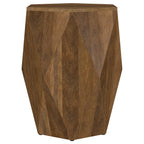 Zalika Hexagonal Solid Mango Wood Coffee Table Natural