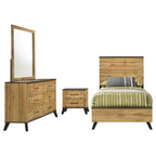 Kaywood 4-piece Full Bedroom Set Natural Pine
