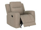 Brentwood Upholstered Recliner Chair Taupe