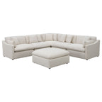 Hobson 6-piece Upholstered Modular Sectional Sofa Charcoal
