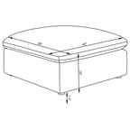 Mavenwood Fern 6-Piece Ottoman