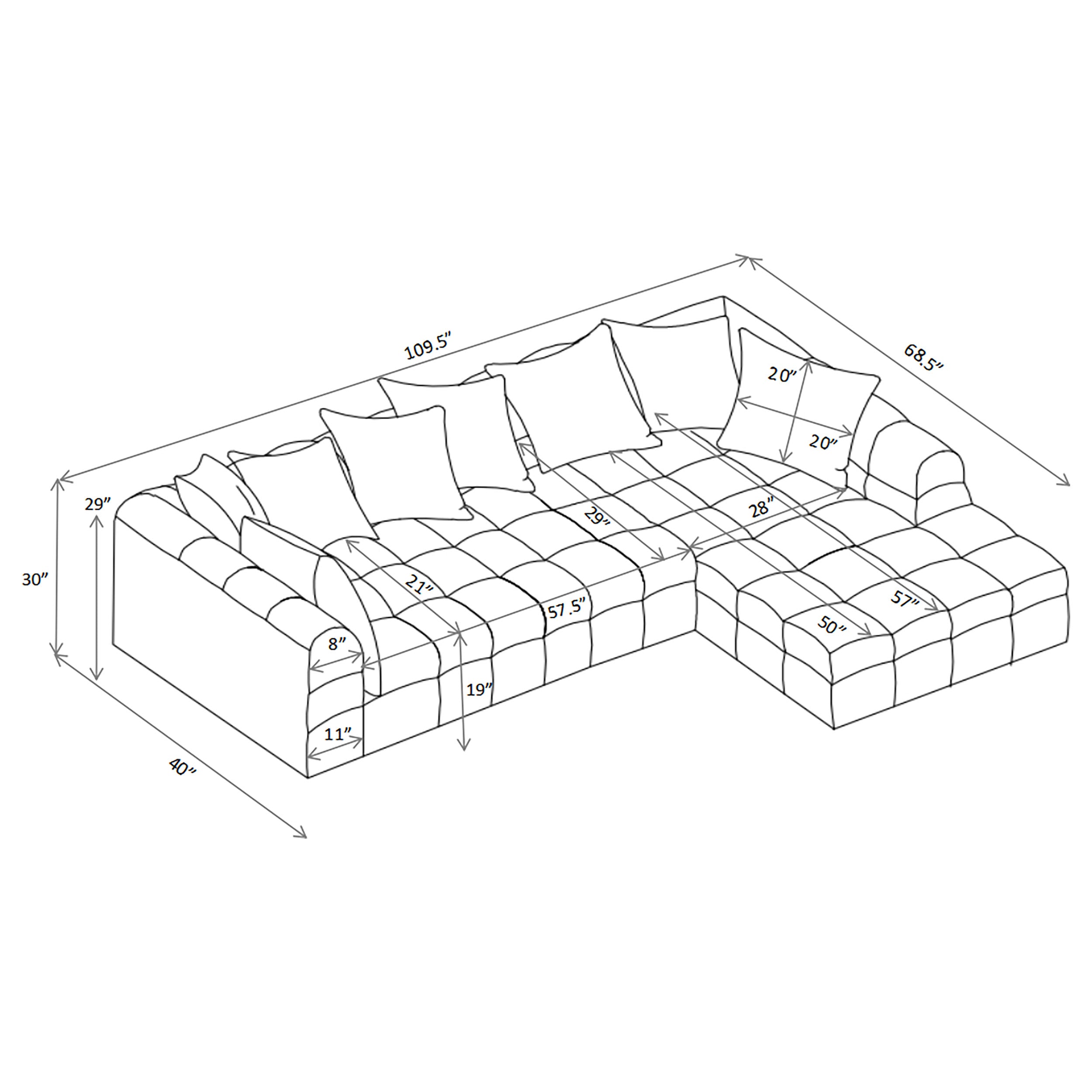 Amara Sectional Sofa